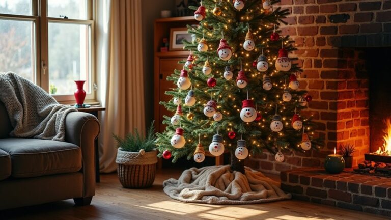 23 Joyful Snowman Christmas Tree Ideas That Spread Instant Smiles joyful snowman christmas decorations