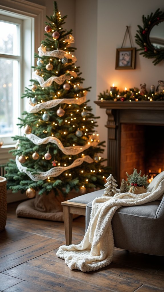 lace and fabric elegance