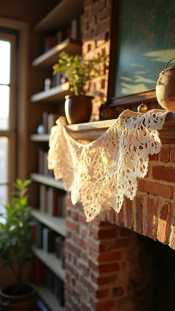lace garland for decor