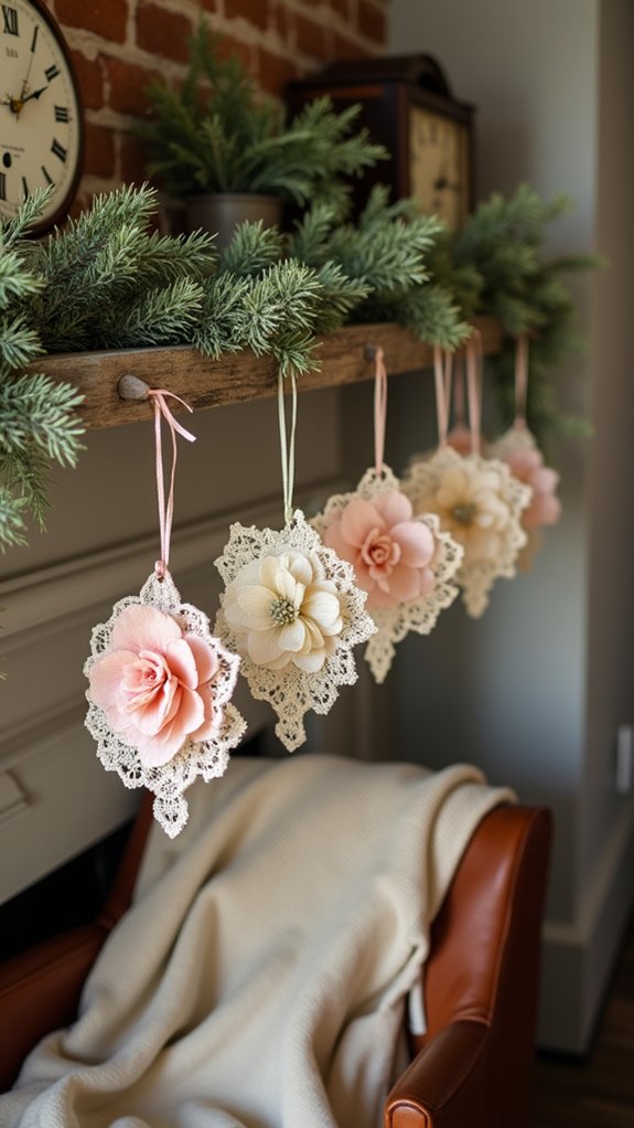 lace ornaments add charm