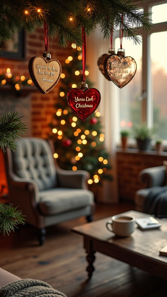 love filled holiday decorations