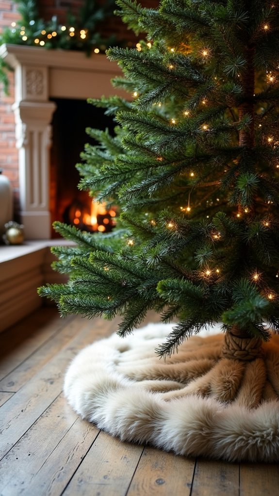 luxurious faux fur collar