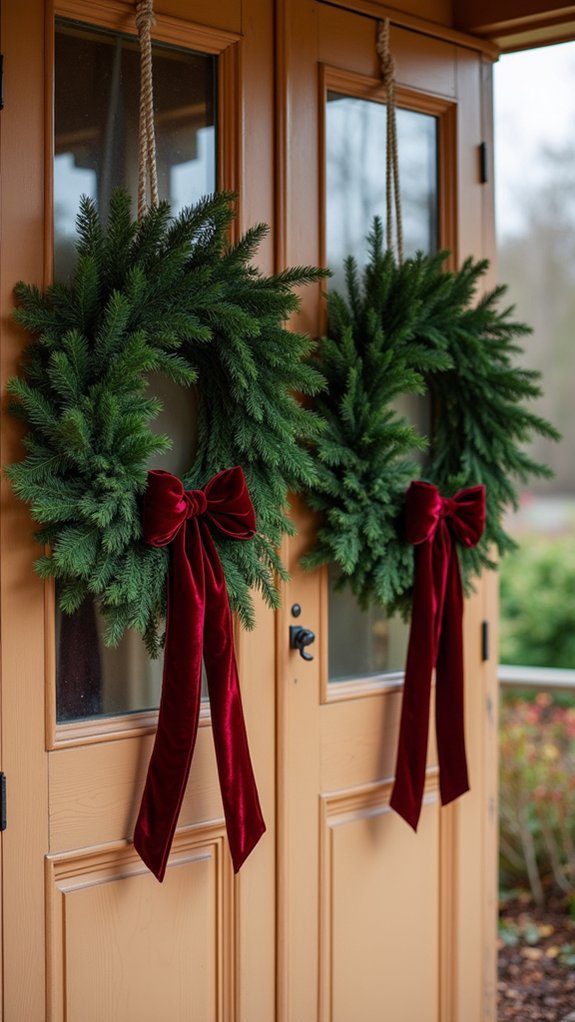 luxurious ribbons enhance decor