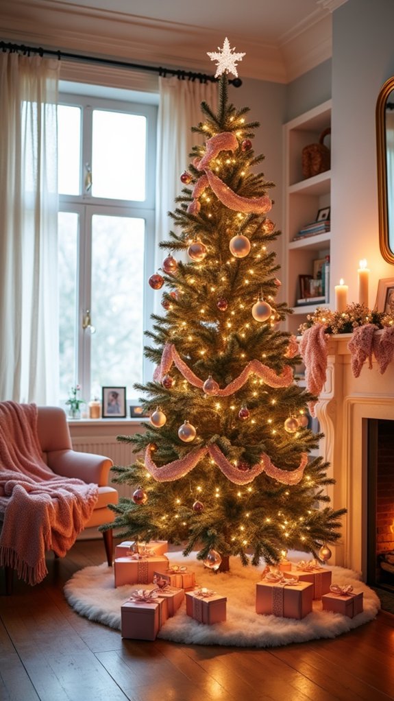 luxurious rose gold decor