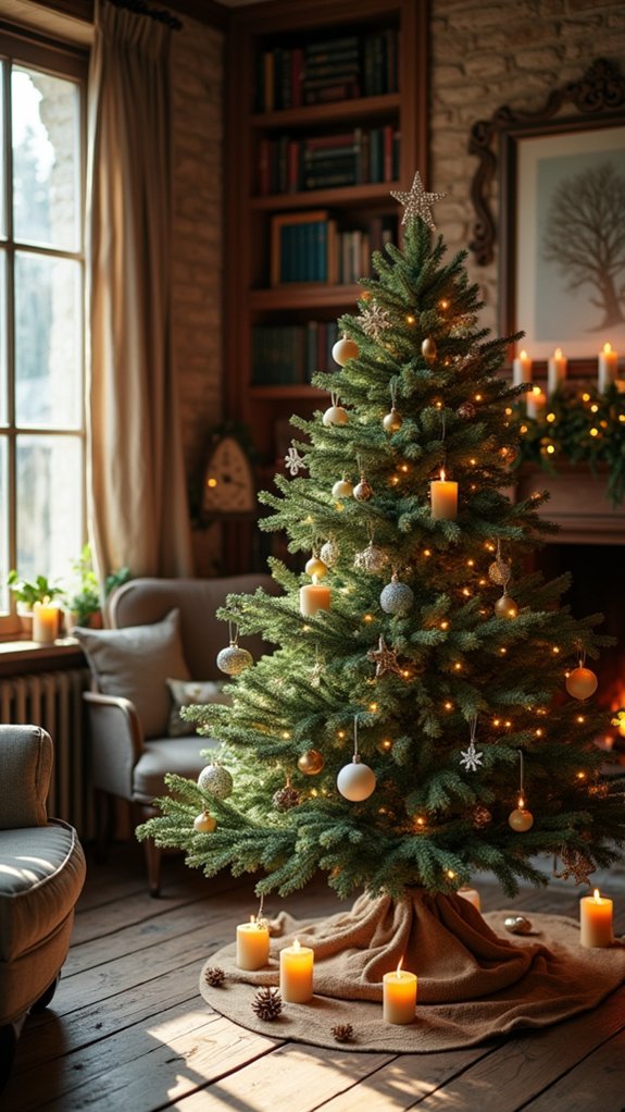 magical floating candle ambiance