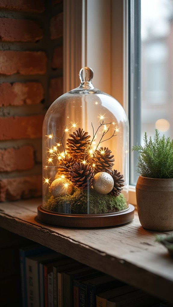 magical glass cloche displays