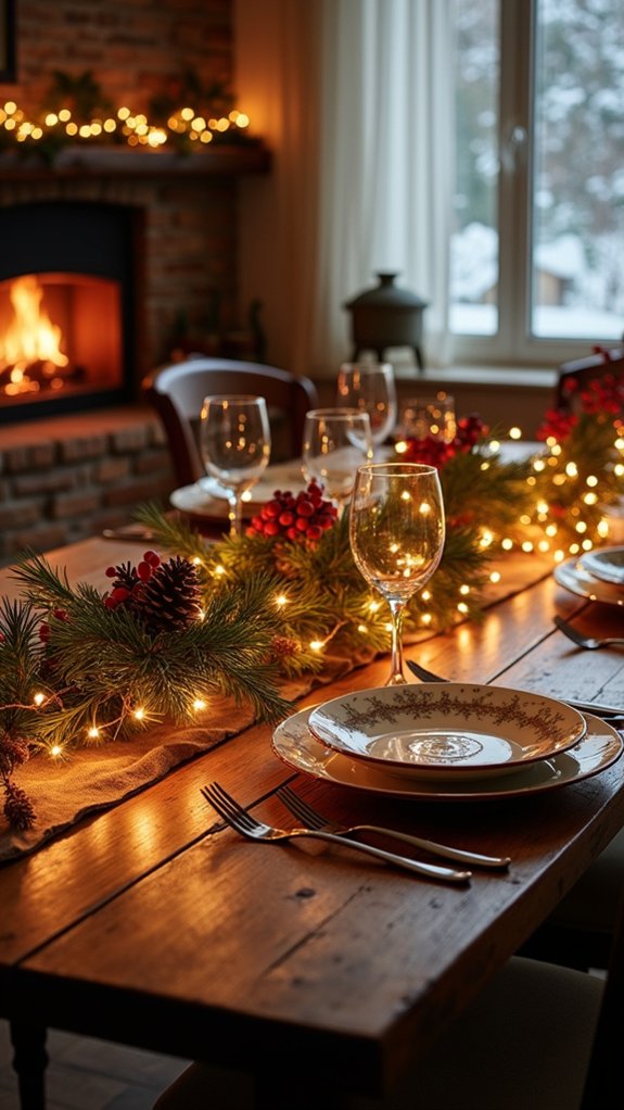 magical holiday table decor
