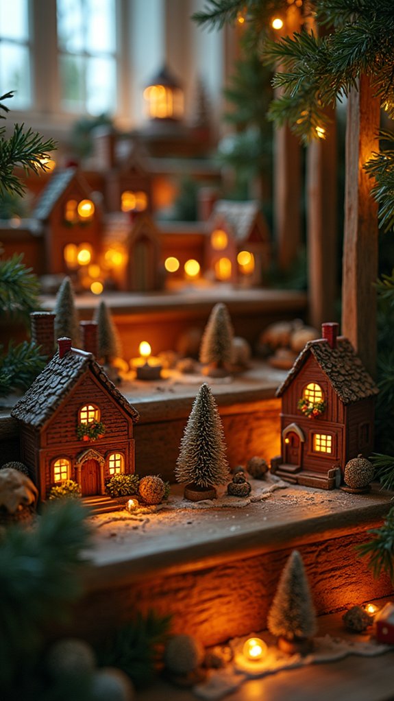 magical illuminated holiday village