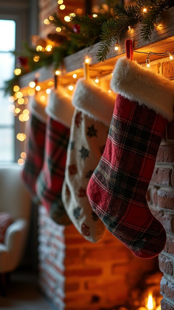 magical lighted stocking decor