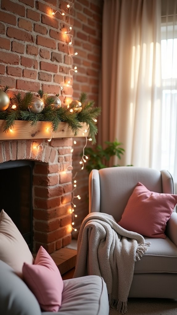 magical pastel pink lights