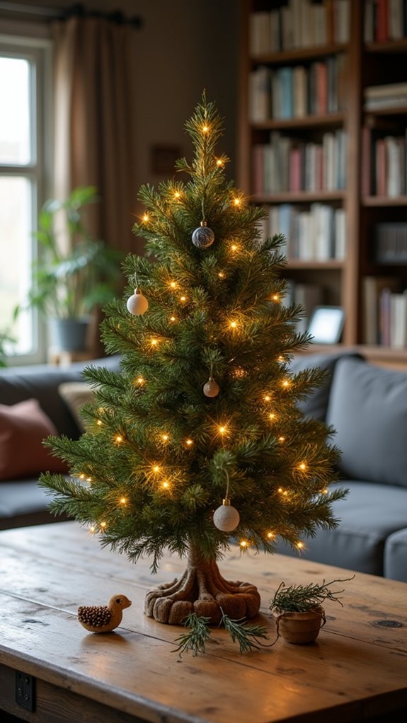magical tabletop tree decor