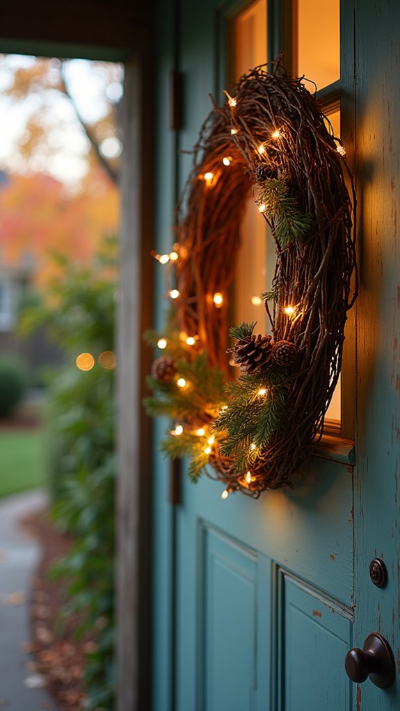 magical twig light wreath