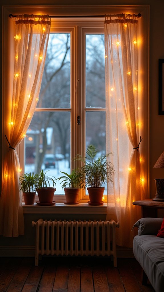 magical twinkling light display