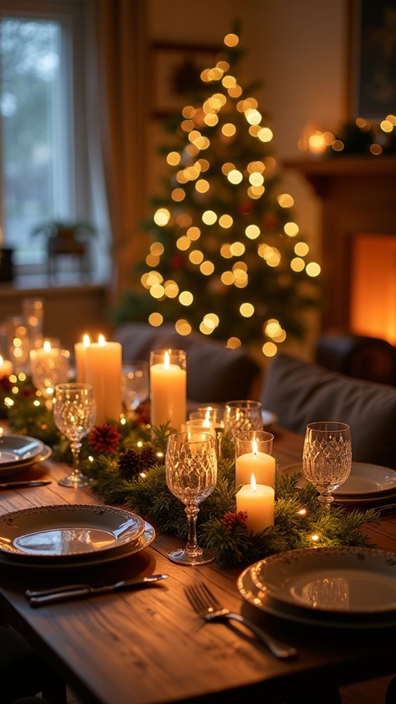 magical warm ambiance lights