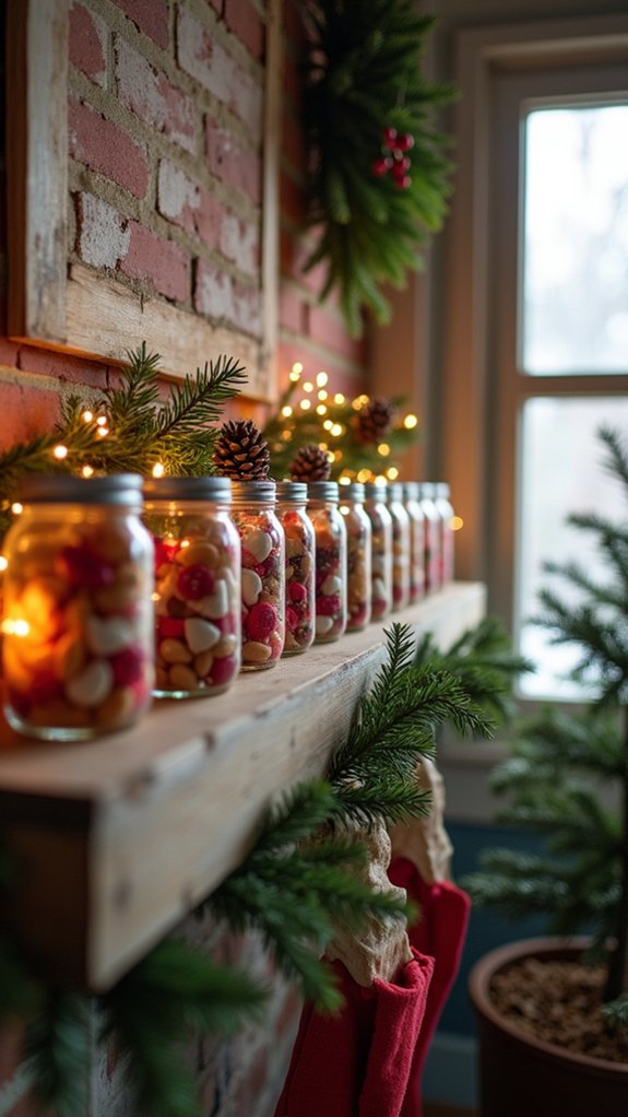 mason jar christmas countdown