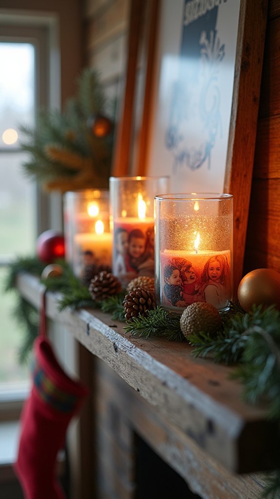 memories illuminated by candles