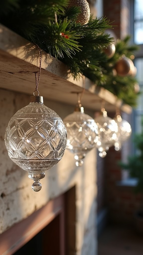 mesmerizing light reflecting ornaments