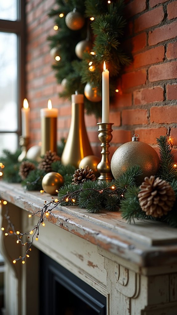 metallic accents for glamour