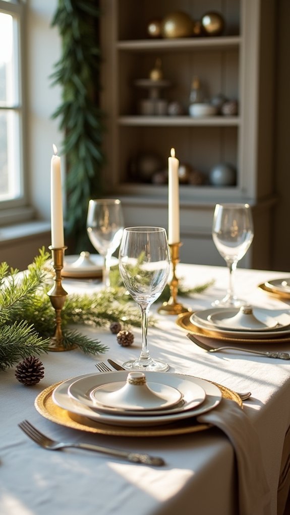 metallic elegance for christmas