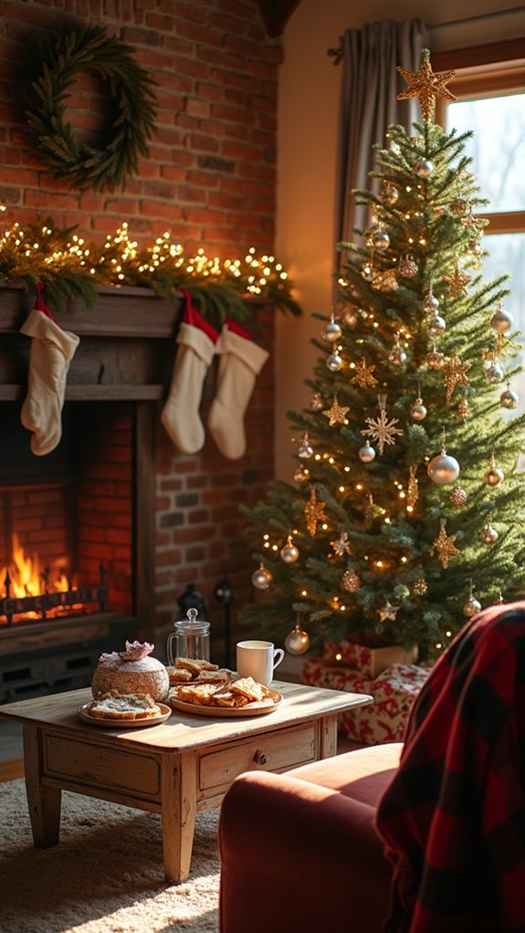 metallic foil holiday ornaments