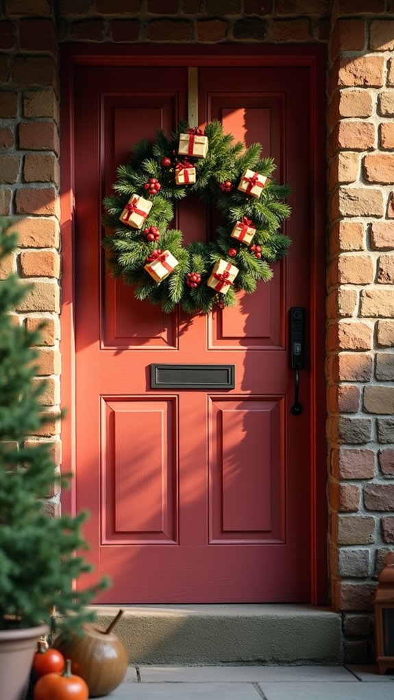 miniature gift wreath decoration