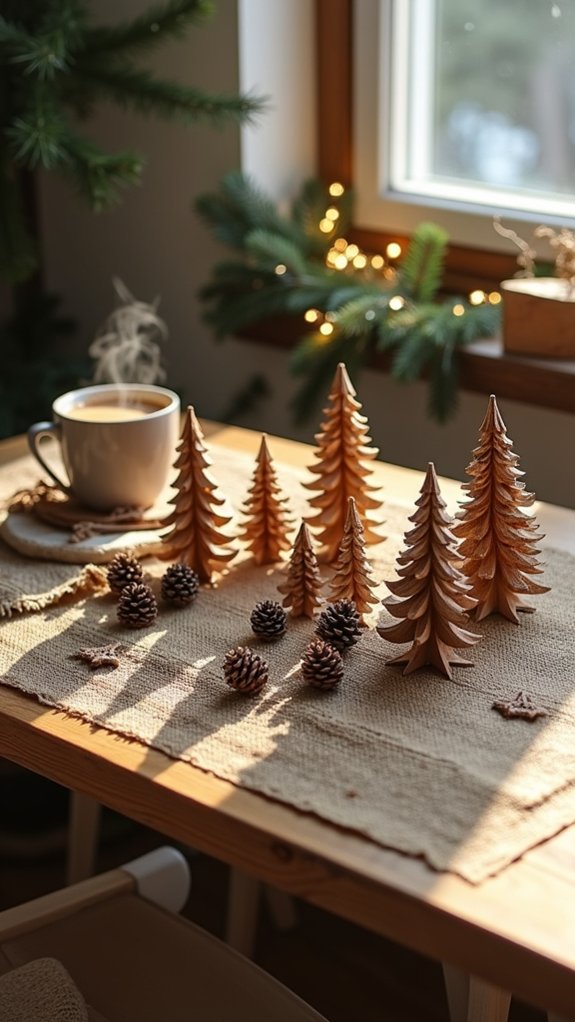 miniature rustic holiday decor