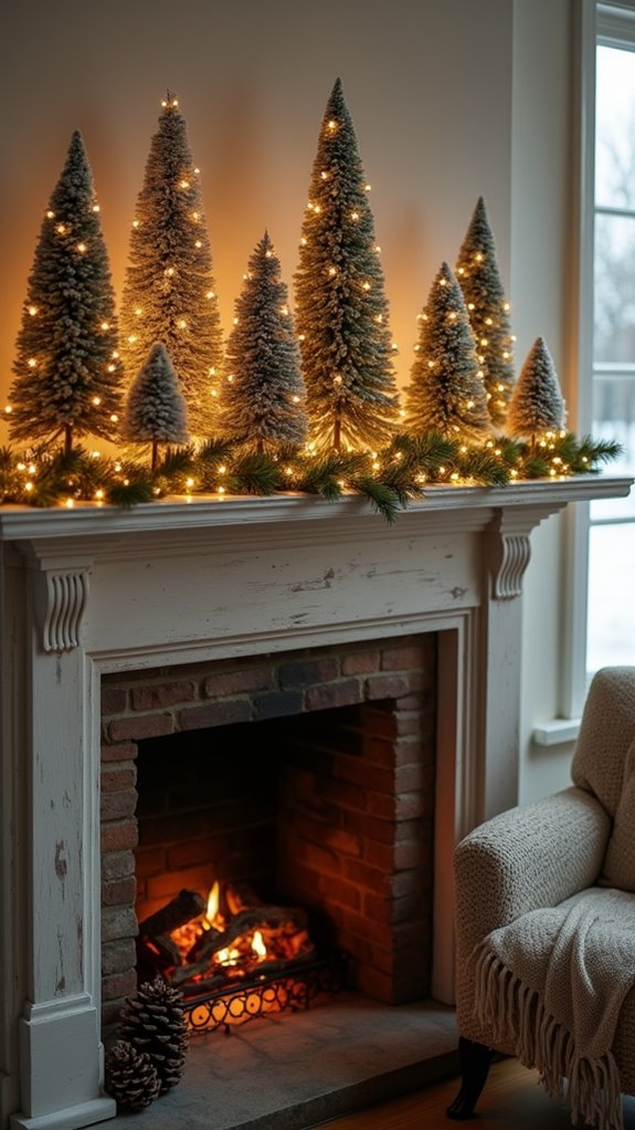 miniature tree holiday displays