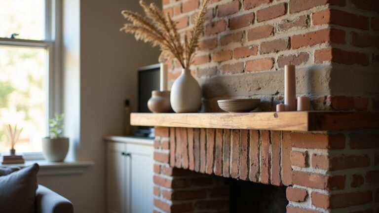 minimalist apartment fireplace mantles