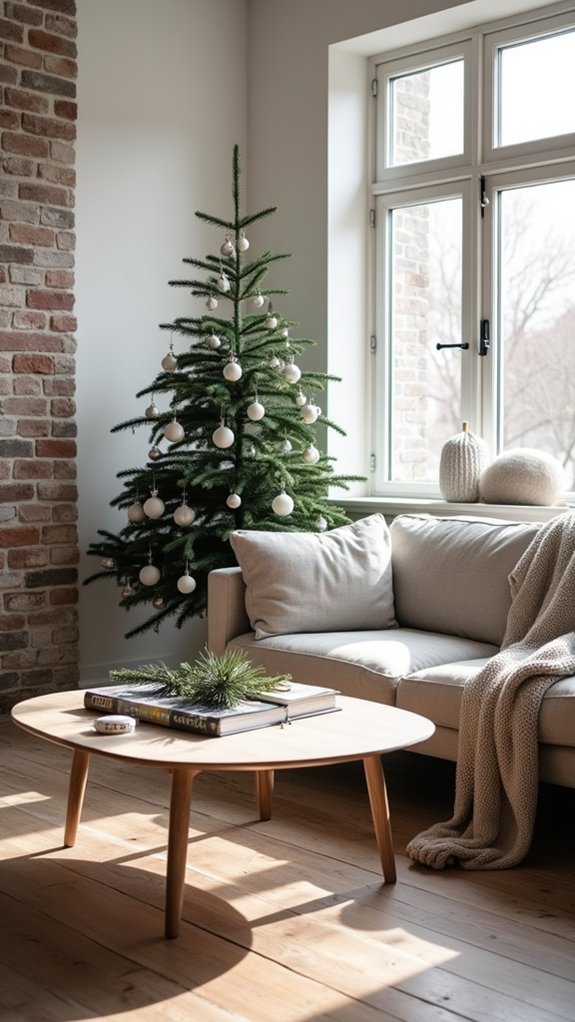 minimalist cozy christmas tree