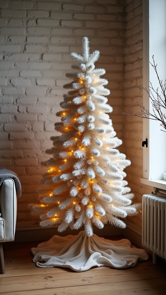 minimalist holiday tree decor
