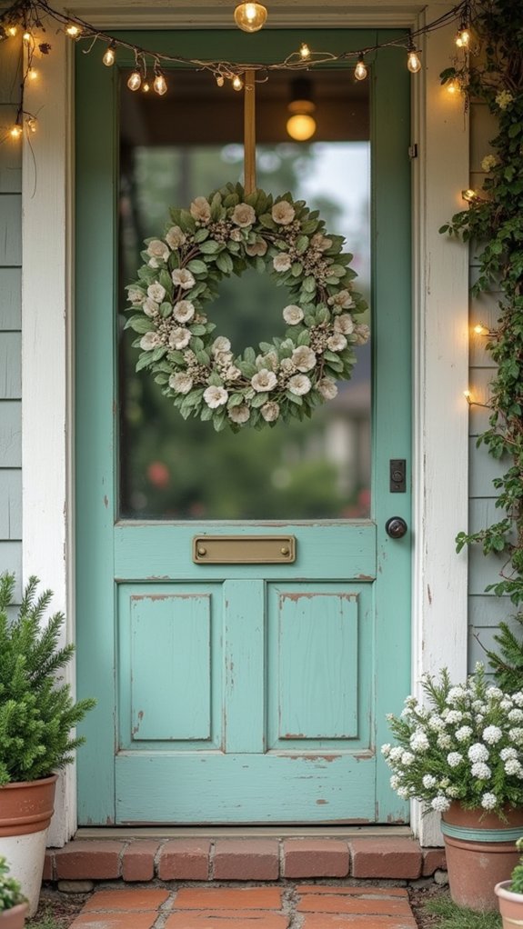 mint green holiday decor