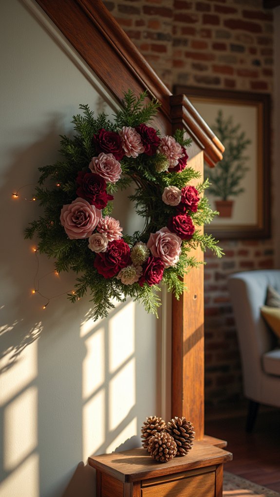 monochromatic floral decor elegance