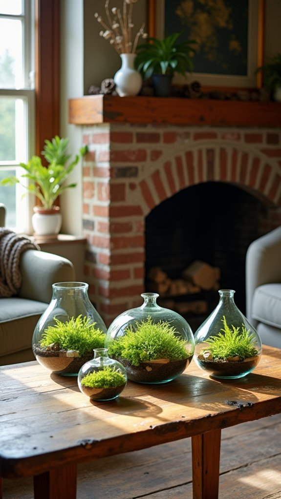 moss terrariums for holidays