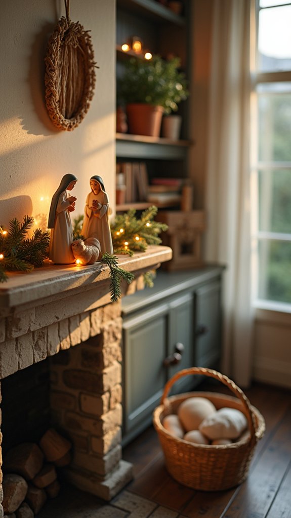 nativity scene ornament crafting