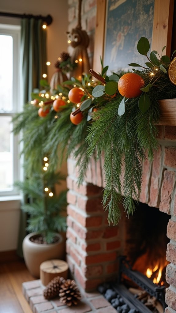 natural elements holiday garland