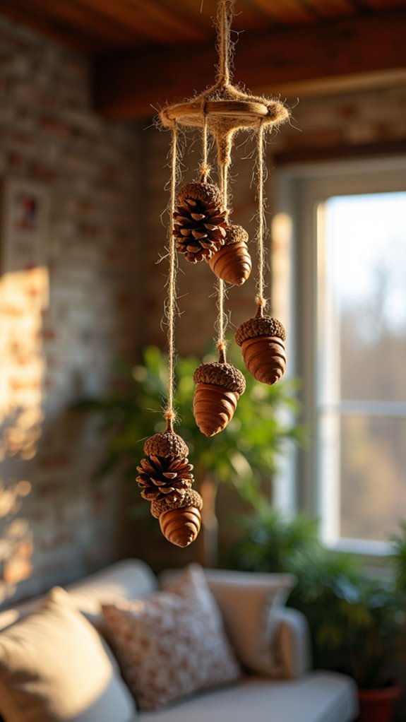 natural holiday decor mobile