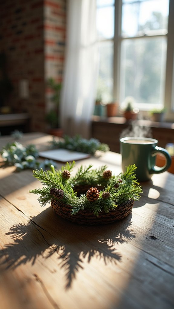 natural outdoor holiday decor