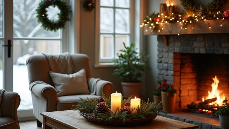 natural outdoor inspired christmas decor