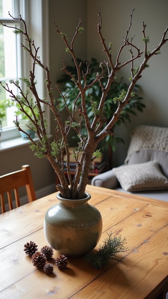 natural rustic holiday decor