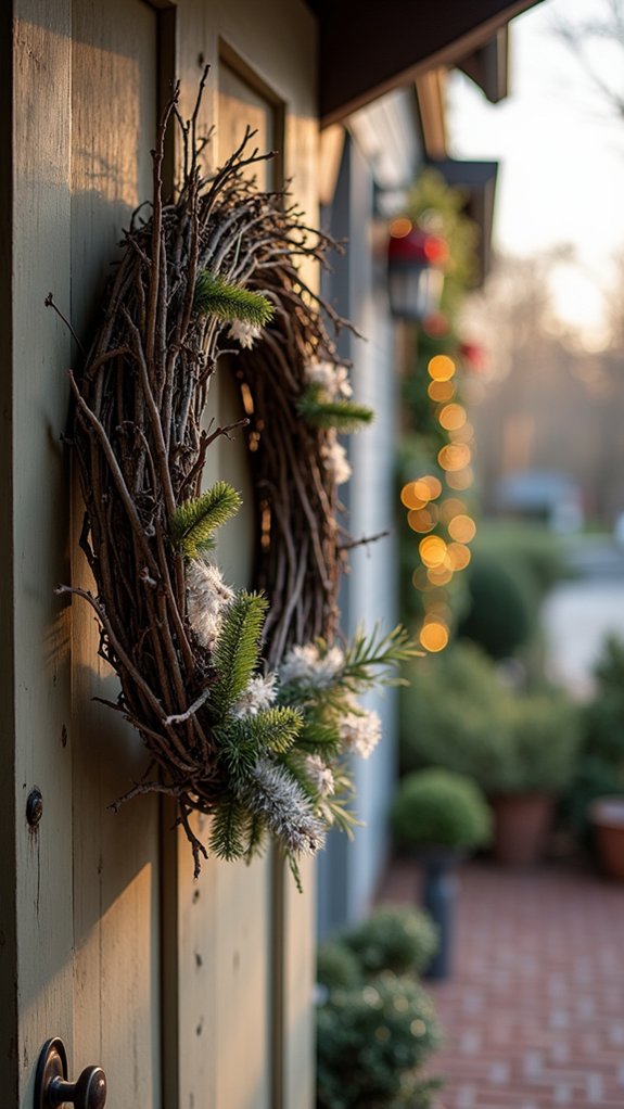 natural twigs and feathers