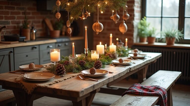 natural wooden christmas decor