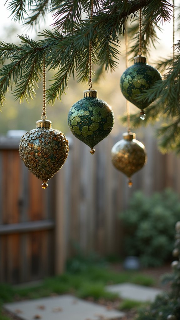 nature inspired beaded ornaments