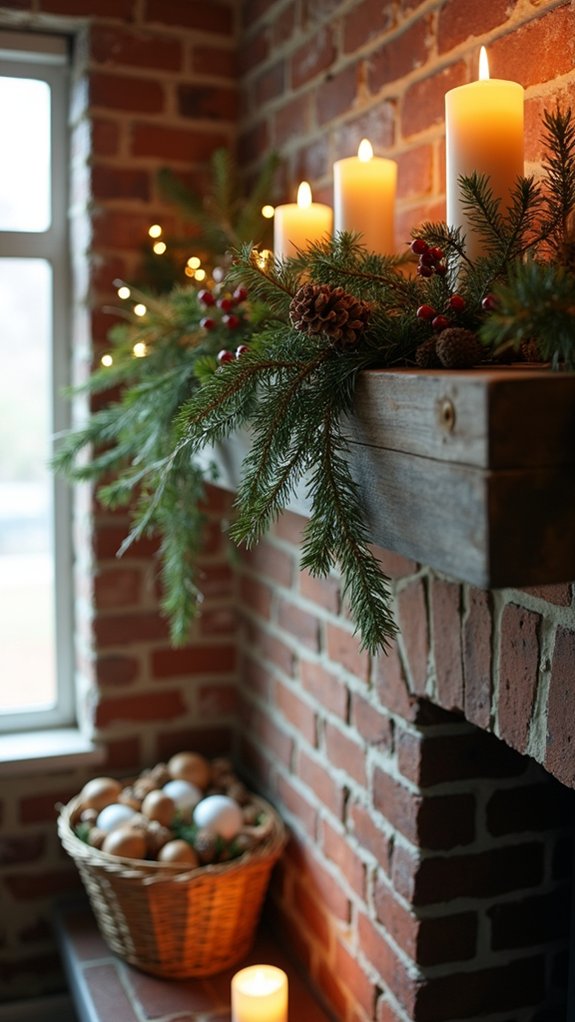 nature inspired christmas decor