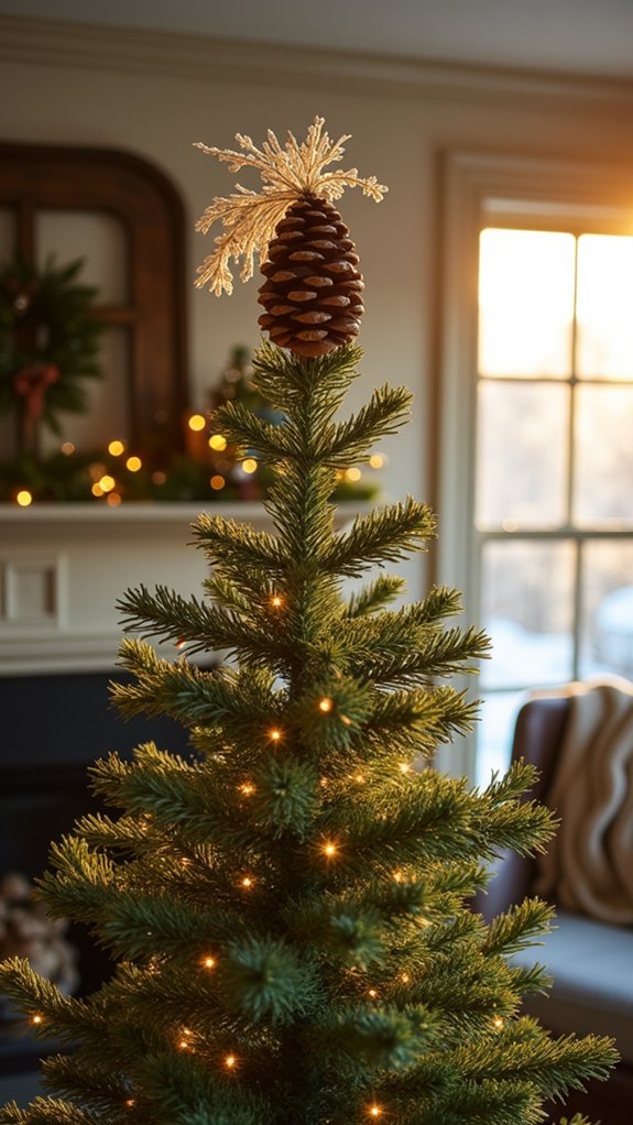 nature inspired christmas tree topper