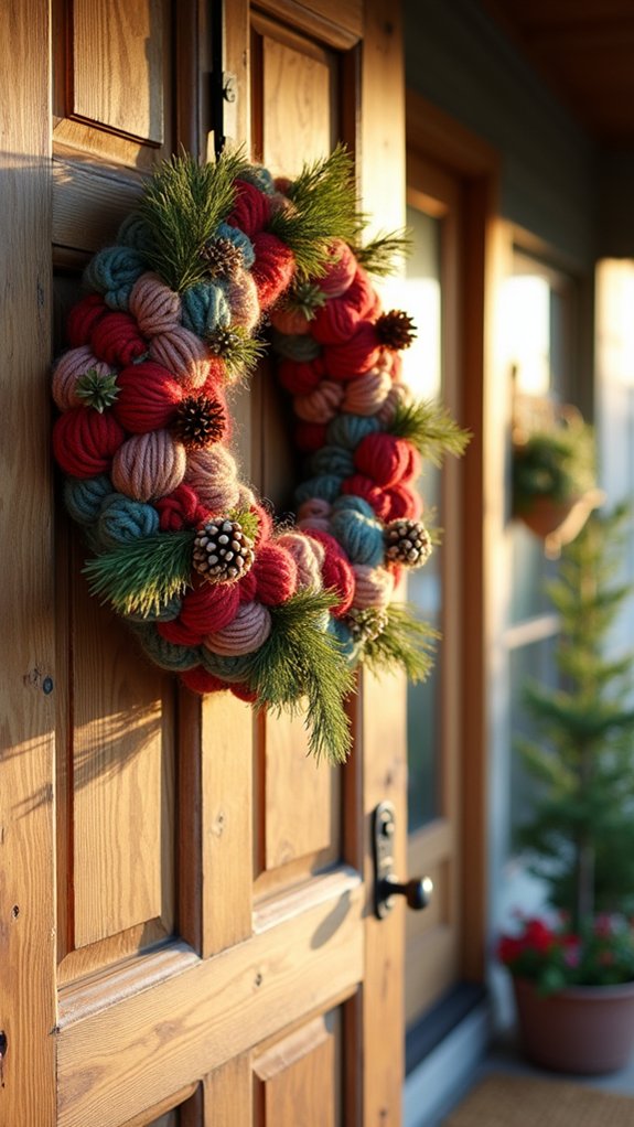 nature inspired cozy wreath