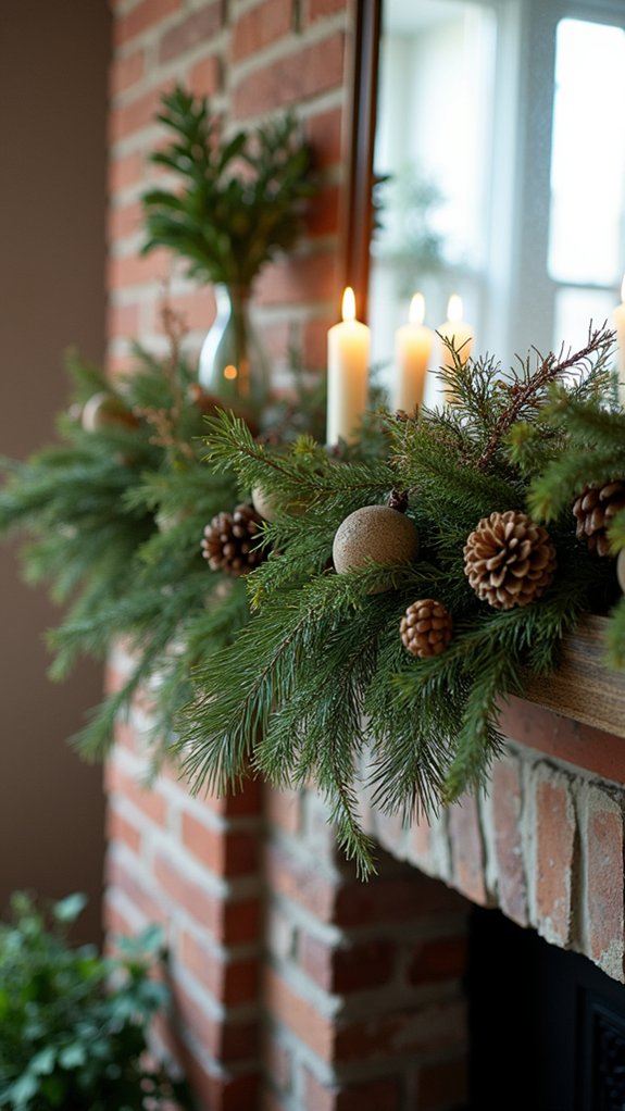nature inspired festive decor