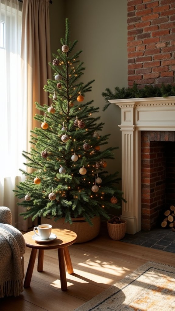 nature inspired holiday decor