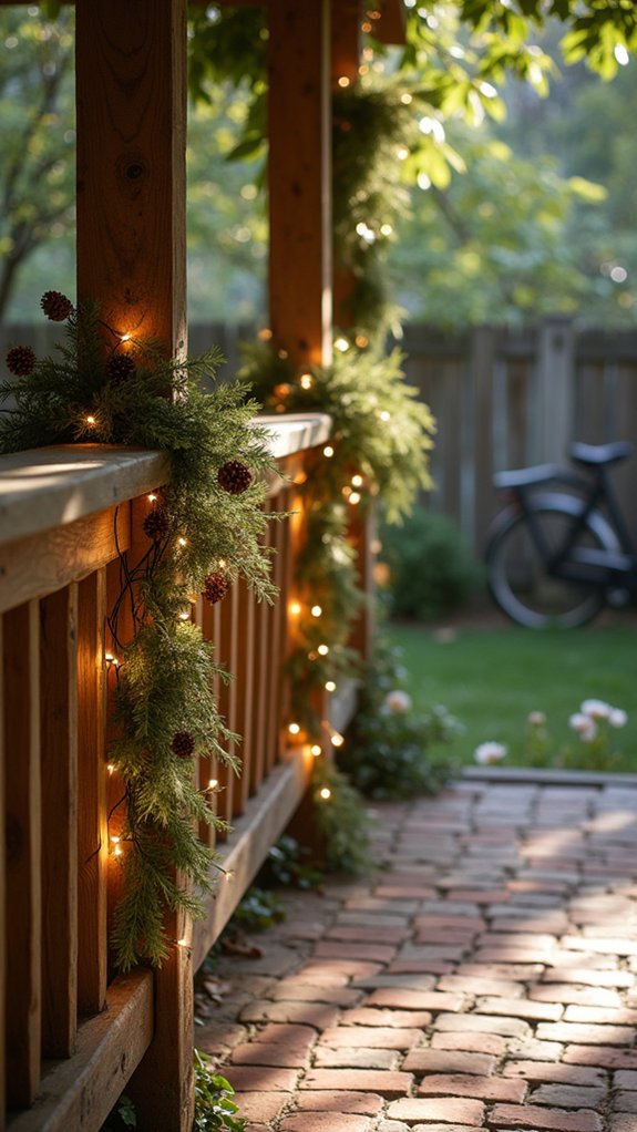 nature inspired holiday lighting