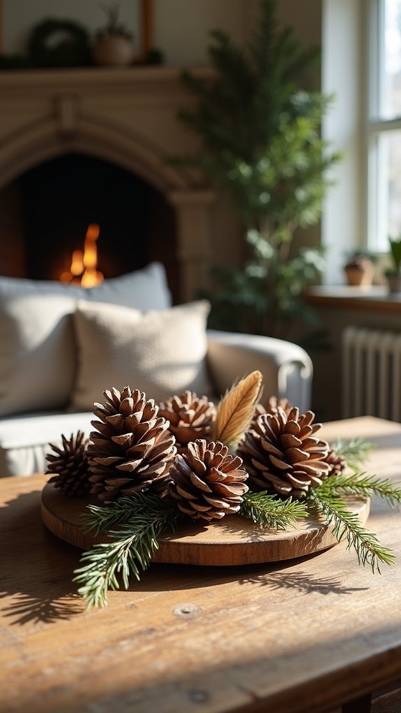 nature inspired holiday ornaments
