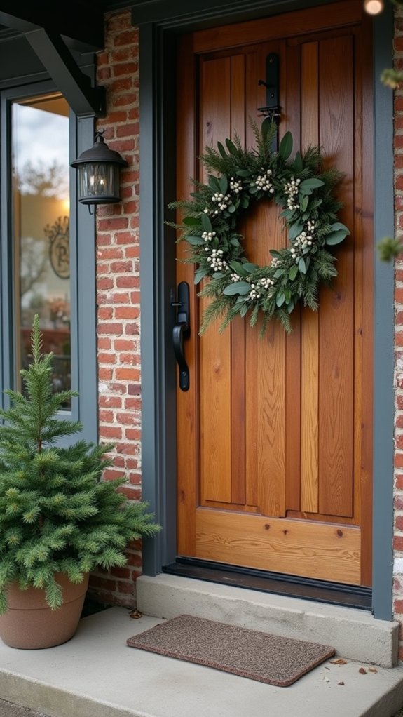 nature inspired holiday wreath crafting